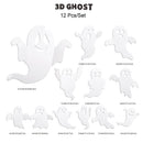 Halloween Bats Wall Decor with Lights – 3D Spooky Stickers for Home