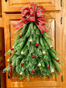 Handmade Christmas Tree Wreath for Front Door