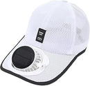 Cooling Solar Fan Hat – UV Protection & Breathable Mesh