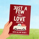 Just A Few Things I Love About You (With All My Heart) Fill In The Blank Gift Book