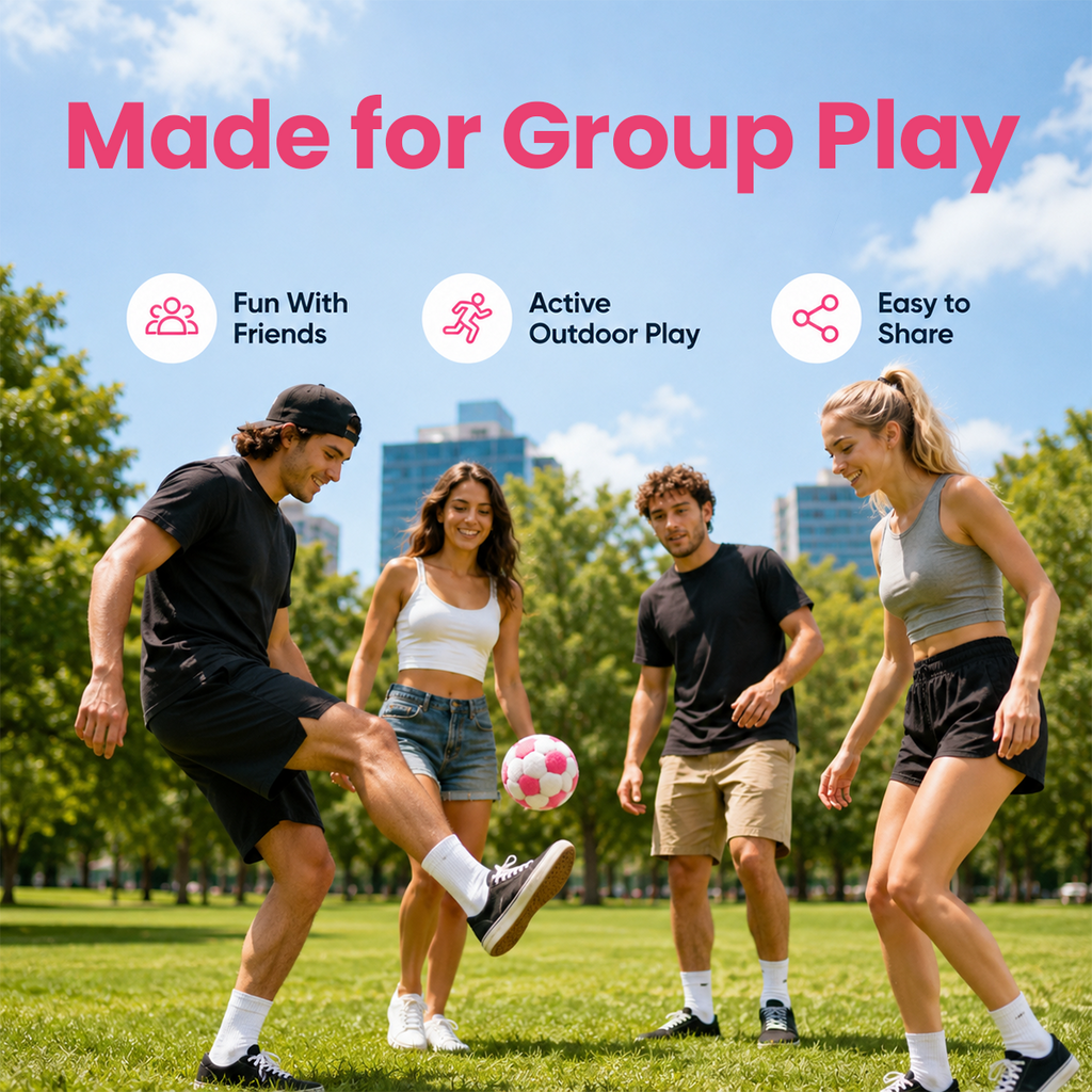 6 Pack Soft Soccer Footbag – Indoor & Outdoor Fun for All Ages