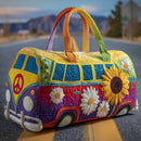 Hippie Journey Quilted Duffle Bag