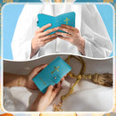 Catholic Genuine Leather Holy Card Holder