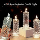 A set of 4 LED crystal candle lights ✨