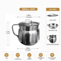 4-in-1 Oil Filter Fryer Pot