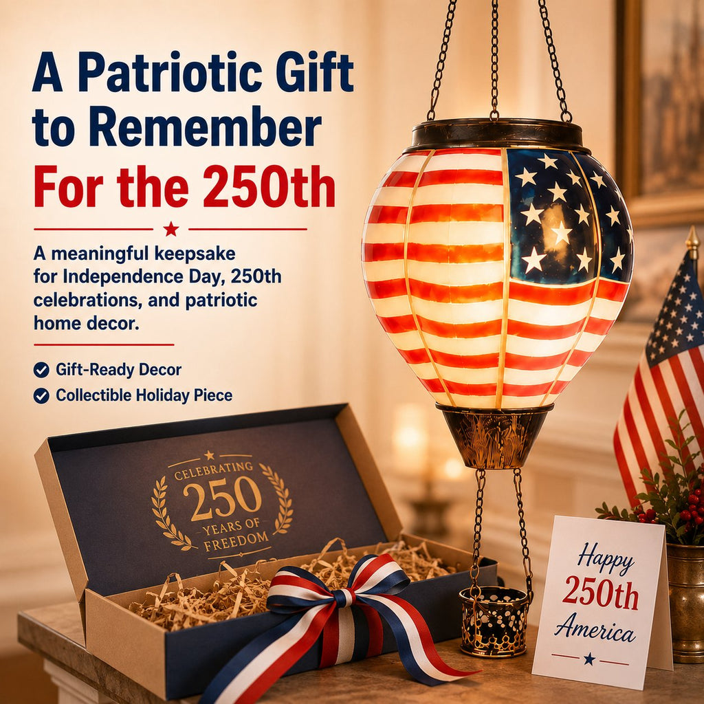 250th Anniversary Solar Hot Air Balloon Lantern