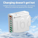 8-Port Smart USB-C & USB-A Fast Charging Hub for Phones & Tablets