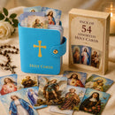 Catholic Genuine Leather Holy Card Holder