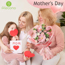 Mother’s Day Gift🌺 Pink Crochet Lily Rose Tulip Bouquet