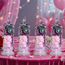A set of 4 LED crystal candle lights ✨