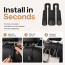 Car Seat Back Alcantara Storage Hook