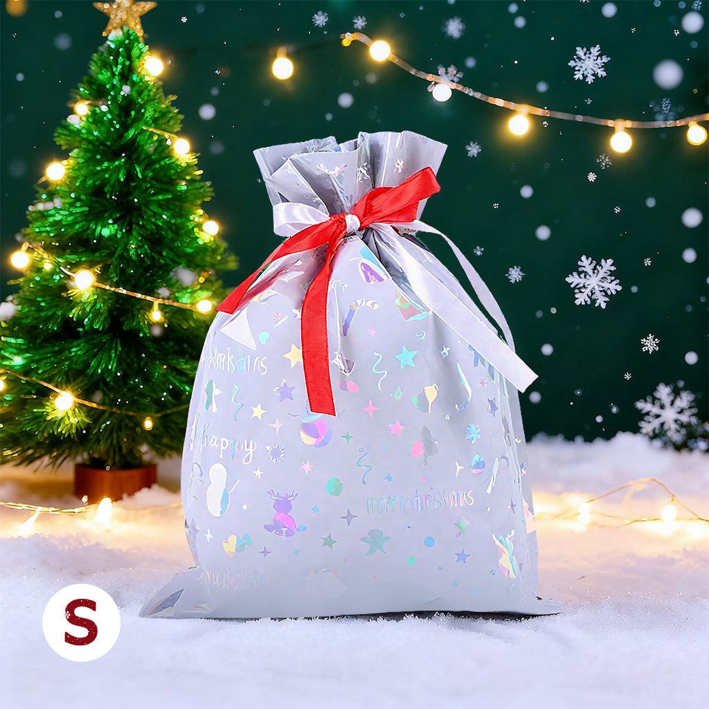 50PCS Christmas Gift Wrapping Set (25 Colorful Bags + 25 Tags)
