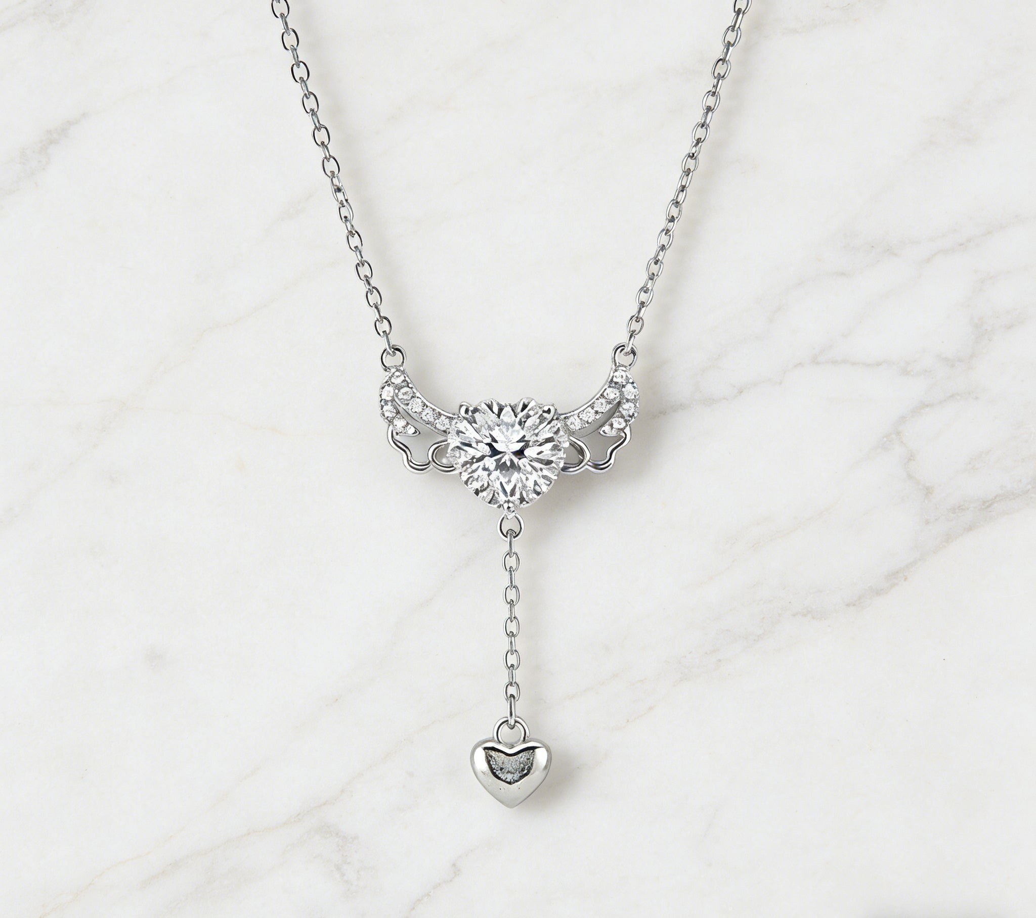 Angel Heart Necklaces for Women