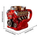 Engine-themed coffee mug