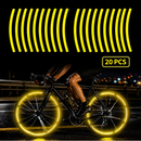 20pcs Reflective Stickersfor Bicycle, Car, Cycling, Bike, Motorcycle
