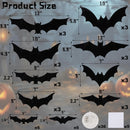 Halloween Bats Wall Decor with Lights – 3D Spooky Stickers for Home