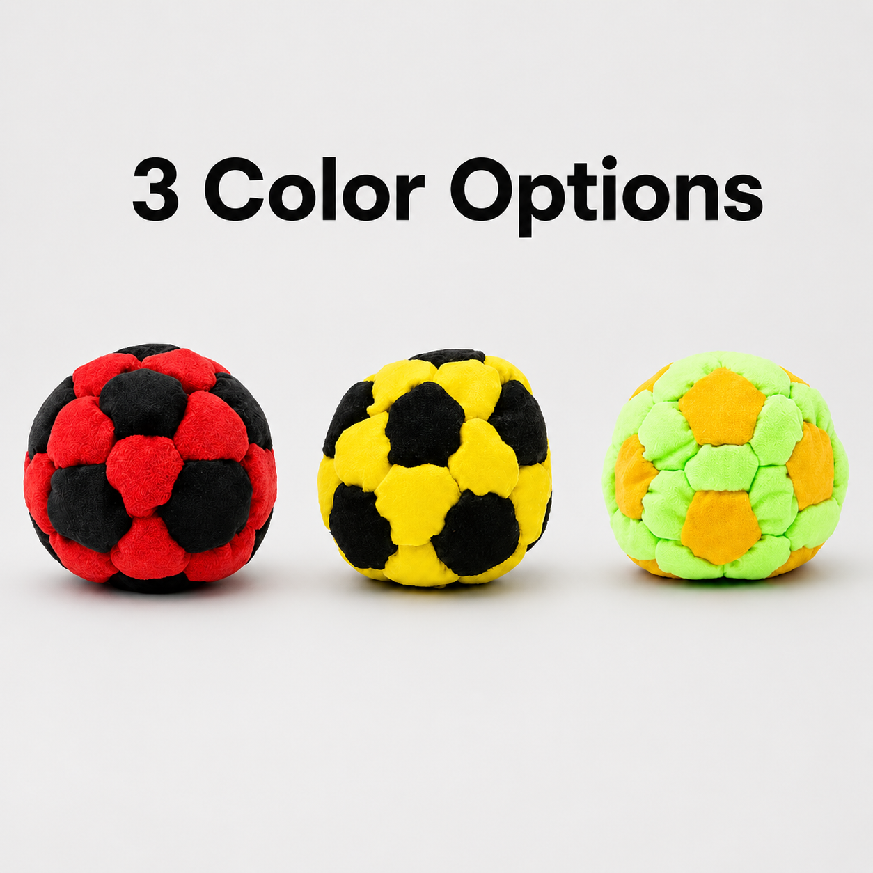 6 Pack Soft Soccer Footbag – Indoor & Outdoor Fun for All Ages