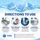 Drain Cleaning Tablets for Sinks, Showers & Washing Machines