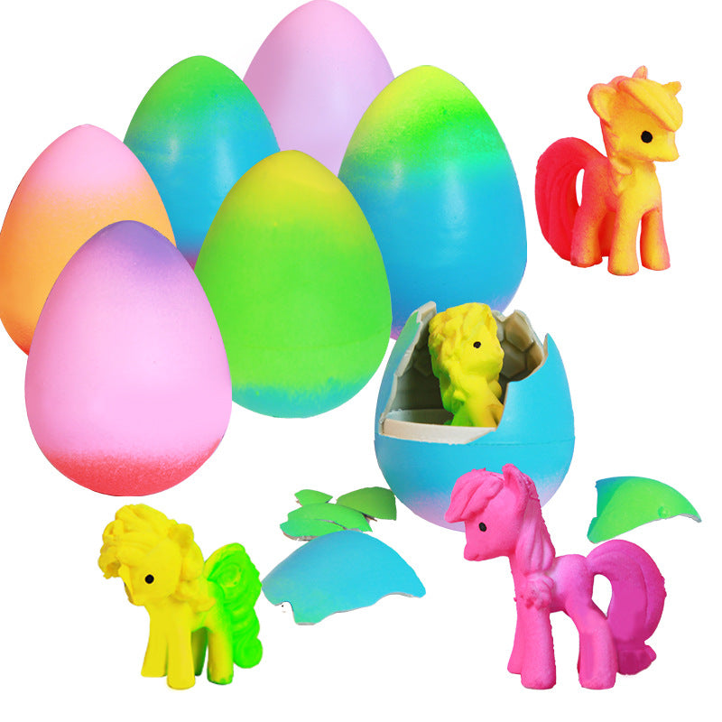 6-Pack Surprise Unicorn Eggs: Hatch & Grow Mystery Toy Set ✨