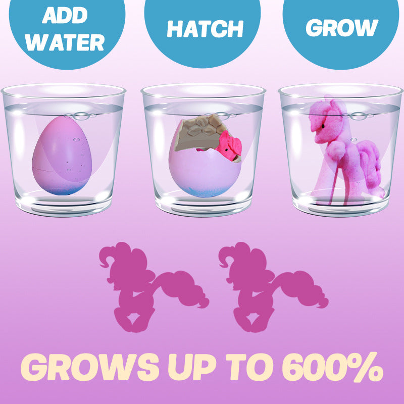 6-Pack Surprise Unicorn Eggs: Hatch & Grow Mystery Toy Set ✨