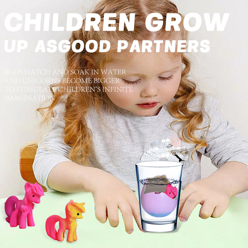 6-Pack Surprise Unicorn Eggs: Hatch & Grow Mystery Toy Set ✨