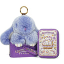 Handcrafted Soft Bunny Charm: Adorable Plush Rabbit Toy Keychain