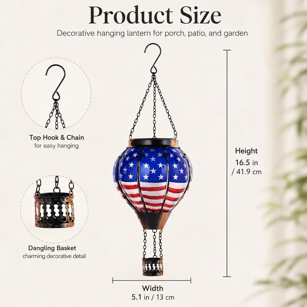 250th Anniversary Solar Hot Air Balloon Lantern