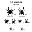 Halloween Bats Wall Decor with Lights – 3D Spooky Stickers for Home