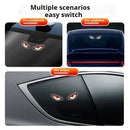 Dynamic LED Car Rear Window Display – Vampire Devil Eye Emoji Panel