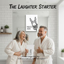 Funny Bathroom Wall Art - "Nice Ass" Donkey Print(No Frame)