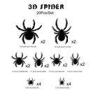 Halloween Bats Wall Decor with Lights – 3D Spooky Stickers for Home