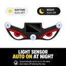 Dynamic LED Car Rear Window Display – Vampire Devil Eye Emoji Panel