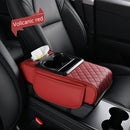 Multi-Purpose Car Console Storage Bag with Armrest Pad