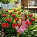 Everlasting Garden Blooms - Handmade  Metal Flower Garden Stake