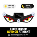 Dynamic LED Car Rear Window Display – Vampire Devil Eye Emoji Panel