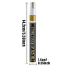 Golden Tombstone Marker Pen for Restoring Faded Grave Inscriptions