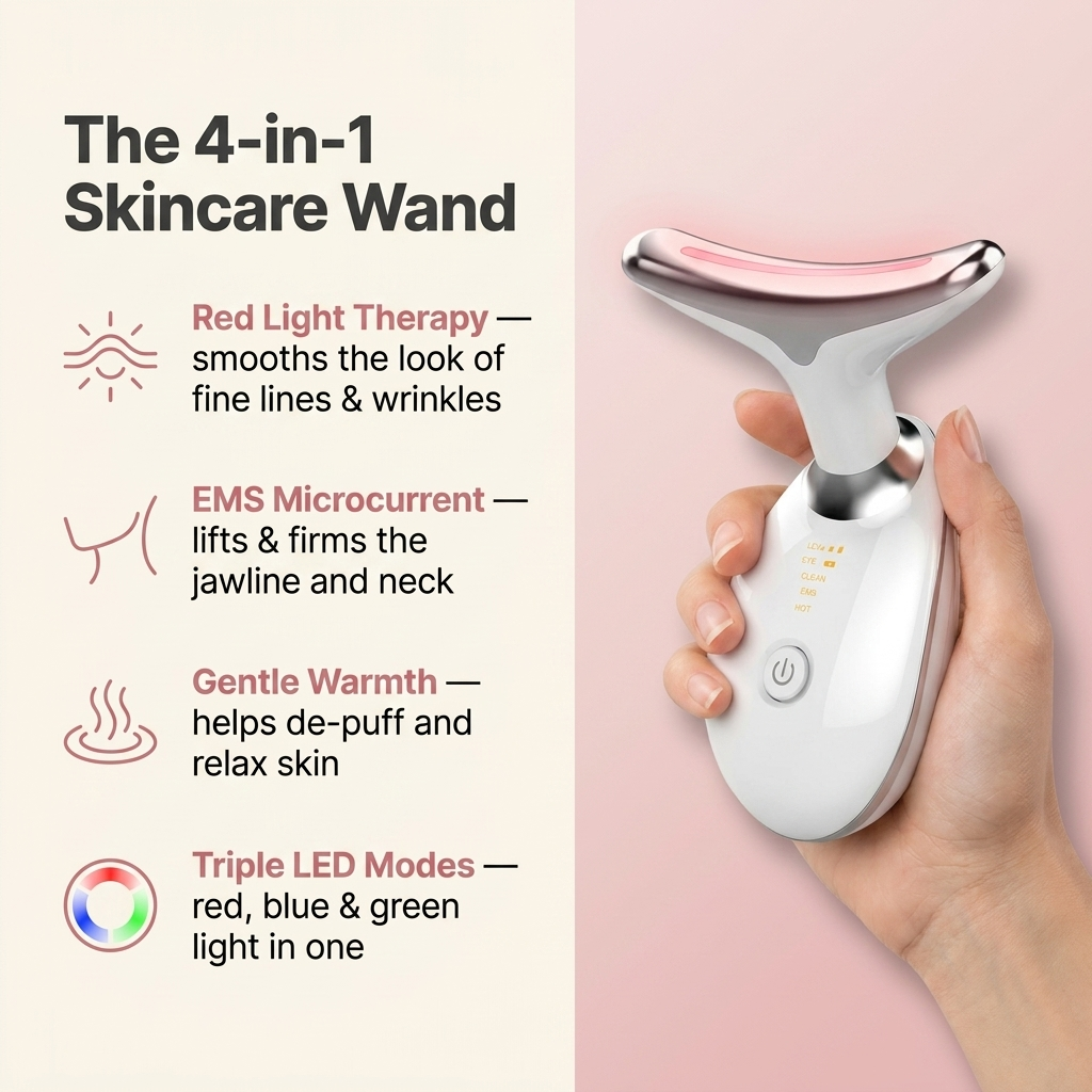 4-in-1 skincare wand feature breakdown