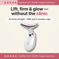 Lift, firm and glow at home - 4.8 star trust badge