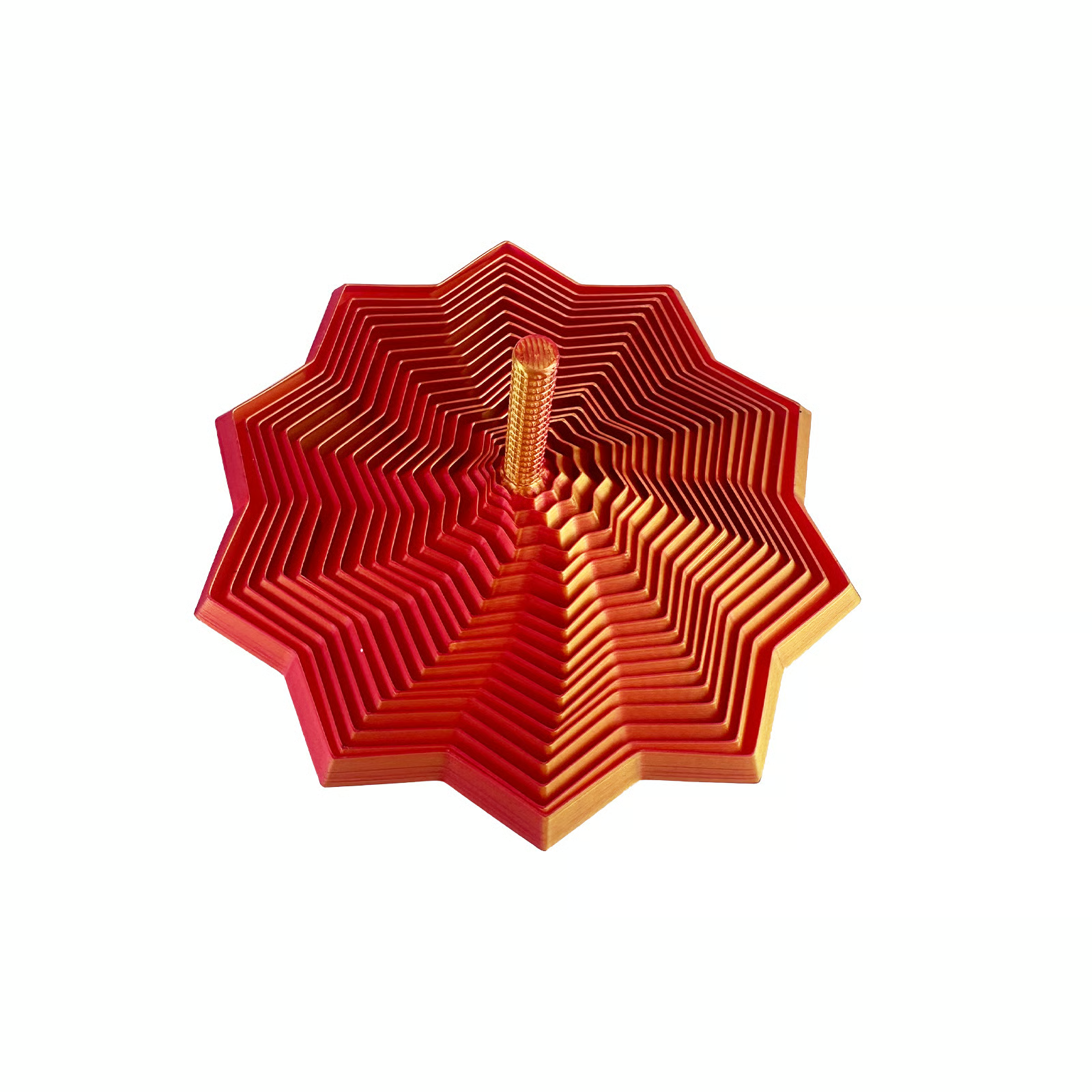 3D Printed Fidget Star – Stress Relief Whirling Toy