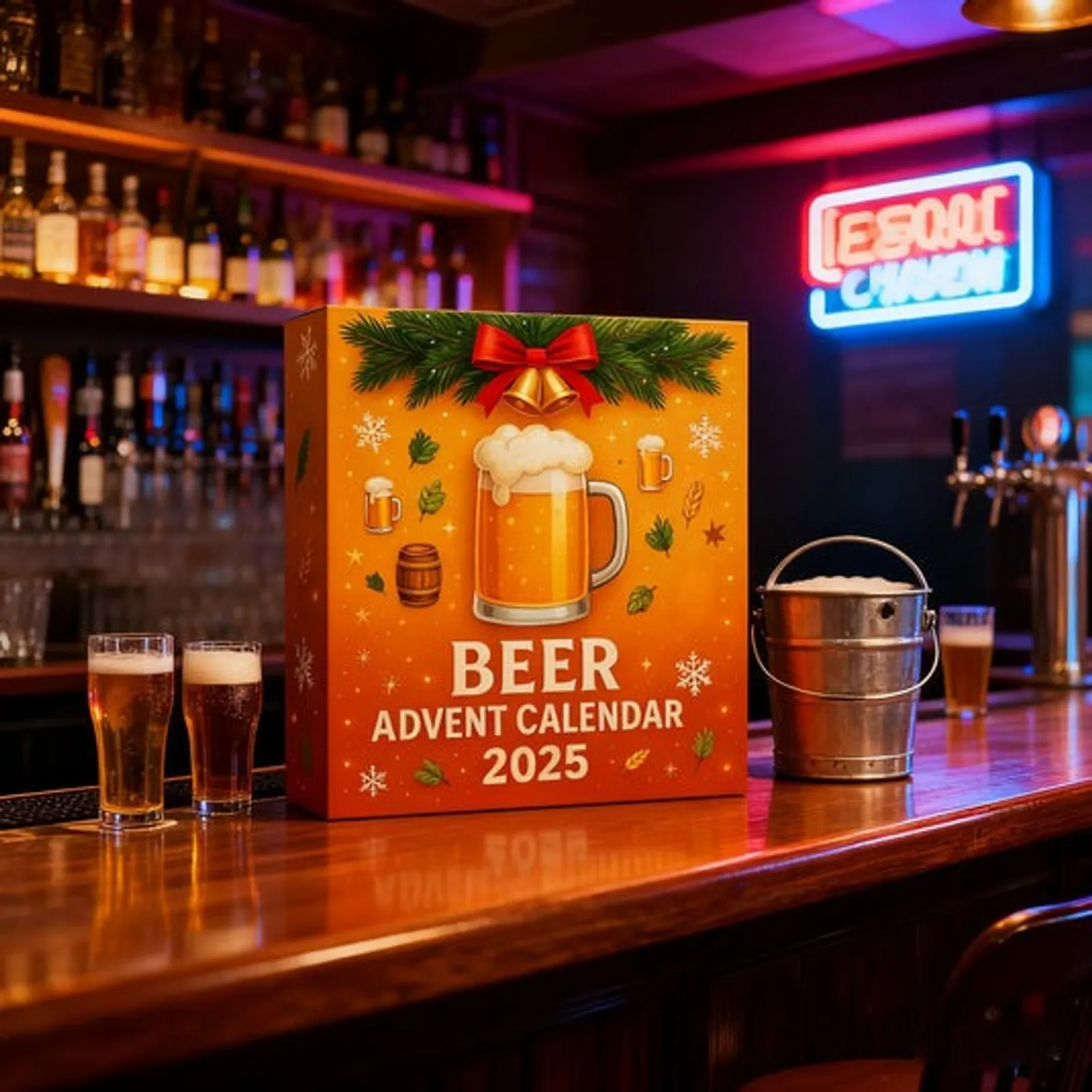 2025 Holiday Beer Ornament Calendar – 24 Mini Surprises