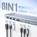 Limited-time offer-USB-C Docking Station Laptop Stand with 4K HDMI