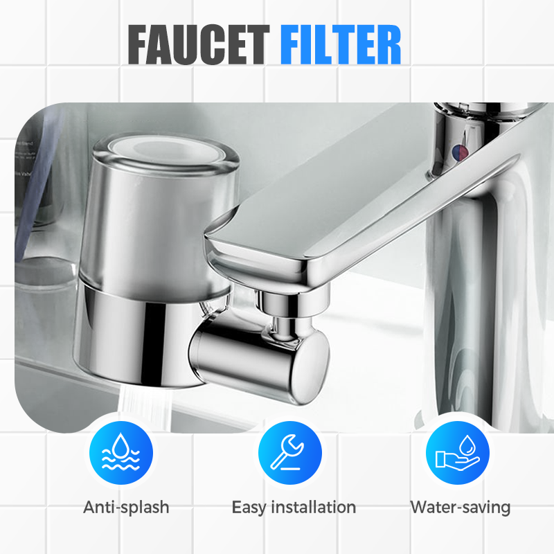720° Rotating Faucet Filter Nozzle Set – Clean Water & Perfect Spray in One! 💦✨