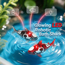LED Light-Up Bath Toy Shark with Lifelike Tail