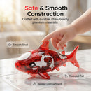 LED Light-Up Bath Toy Shark with Lifelike Tail
