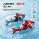 LED Light-Up Bath Toy Shark with Lifelike Tail