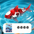 LED Light-Up Bath Toy Shark with Lifelike Tail