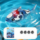LED Light-Up Bath Toy Shark with Lifelike Tail